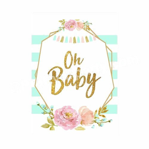 Oh Baby Theme Centerpieces - Pack of 2