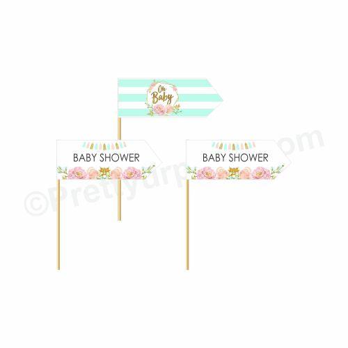 Oh Baby Theme Picks BABY SHOWER Pretty UR Party Default Title