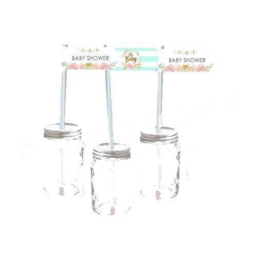 Oh Baby Theme Drink Straws — image 2