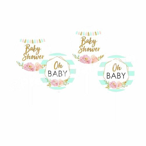 Oh Baby Theme Cupcake / Food Toppers