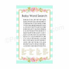 Oh Baby Word Search Game BABY SHOWER Pretty UR Party