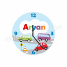 Personalized Colorful Cars Clock RETURN GIFTS Pretty UR Party Default Title