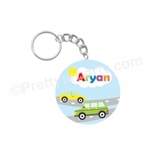 Personalized Colorful Cars Keychain RETURN GIFTS Pretty UR Party Default Title