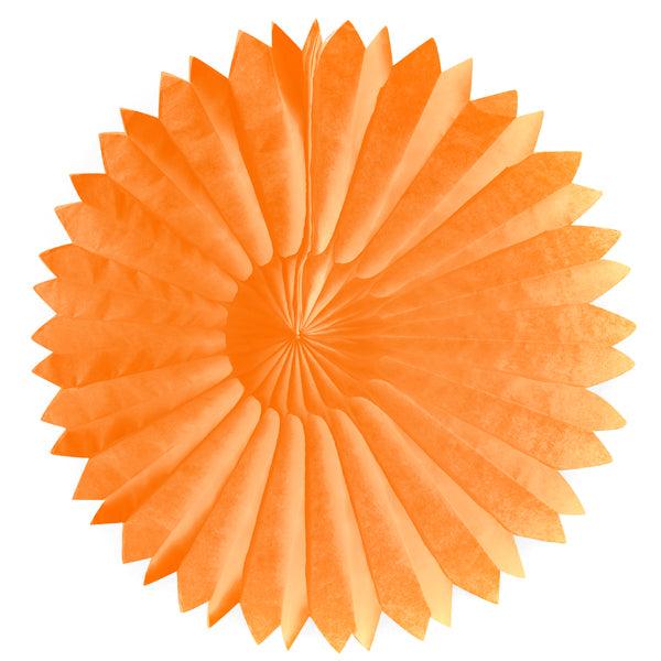Orange Tissue Paper Fans ALL PARTY SUPPLIES Pretty UR Party