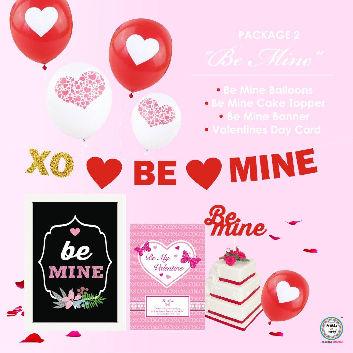 Be Mine Valentine's Day Theme Package ALL PARTY SUPPLIES Pretty UR Party