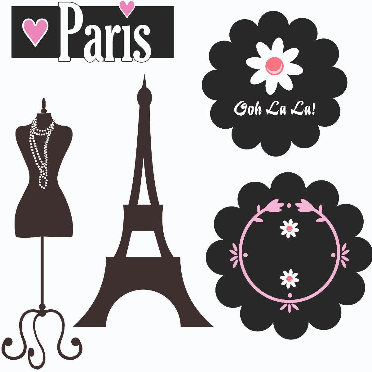 Paris Theme Cutouts THEME PARTIES Pretty UR Party