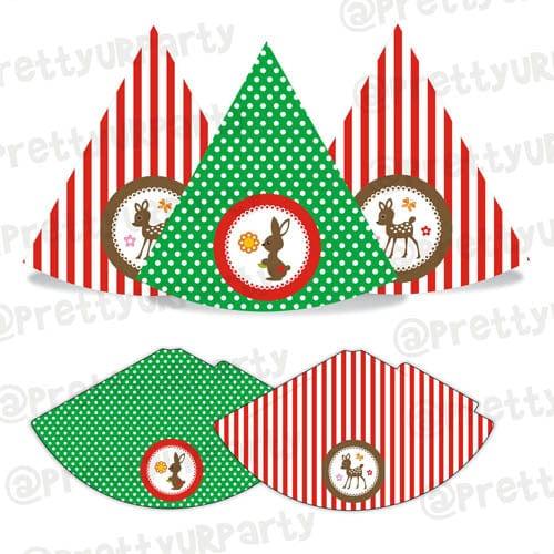 Woodland/Forest Hats - Pack of 10 THEME PARTIES Pretty UR Party Default Title
