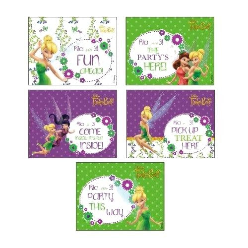 Tinkerbell Party Signs
