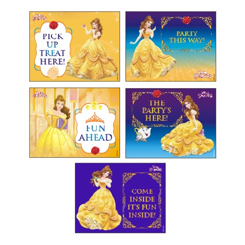 Belle Party Signs THEME PARTIES Pretty UR Party 8.5" x 11"