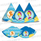 Under the Sea Hats - Pack of 10 THEME PARTIES Pretty UR Party Default Title