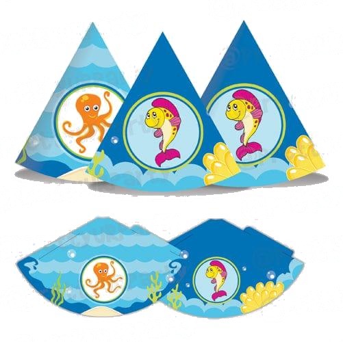 Under the Sea Hats - Pack of 10
