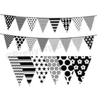 Black Pattern Bunting BABY SHOWER Pretty UR Party Default Title