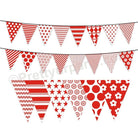 Red Pattern Bunting BABY SHOWER Pretty UR Party Default Title