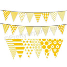 Yellow Pattern Bunting BABY SHOWER Pretty UR Party Default Title