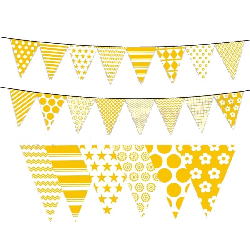 Yellow Pattern Bunting