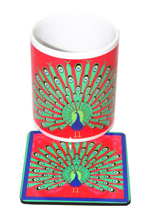 Peacock Mug Set ALL PARTY SUPPLIES Pretty UR Party Default Title