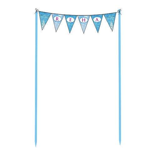 Frozen Cake Bunting THEME PARTIES Pretty UR Party