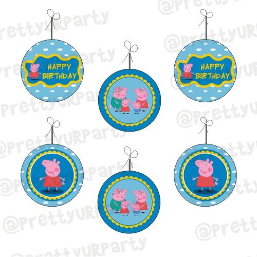 Peppa pig Inspired Danglers THEME PARTIES Pretty UR Party Default Title