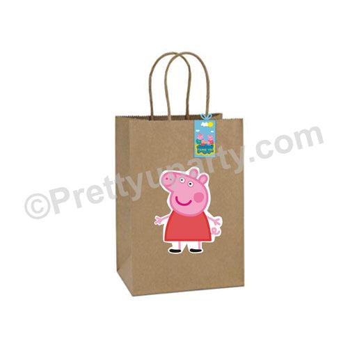 Peppa Pig Gift Bags- Pack of 10 ACCESSORIES Pretty UR Party