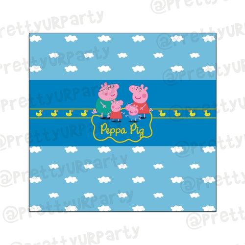 Peppa pig Inspired Chocolate Wrappers THEME PARTIES Pretty UR Party Default Title
