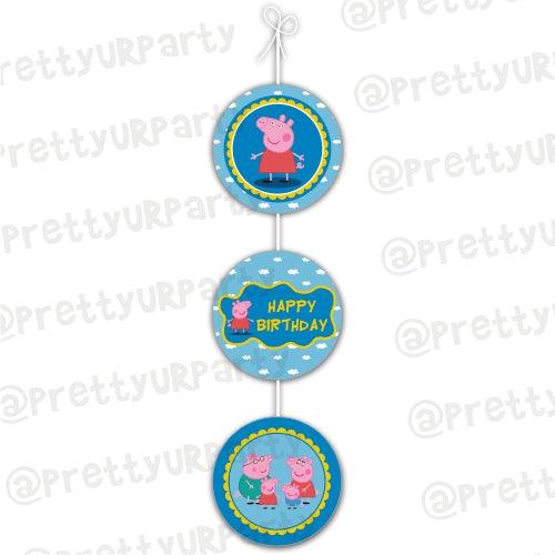 Peppa pig Inspired Danglers THEME PARTIES Pretty UR Party