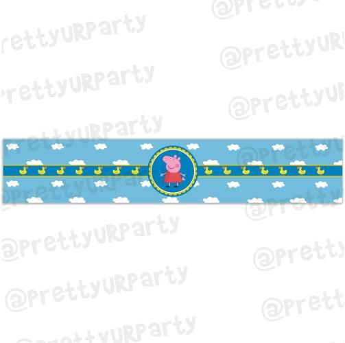Peppa pig Inspired Wrist Bands - Pack of 10 THEME PARTIES Pretty UR Party Default Title