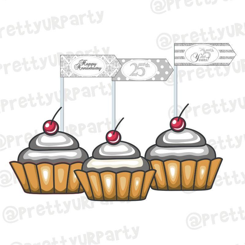 25th Anniversary Theme Picks ALL PARTY SUPPLIES Pretty UR Party