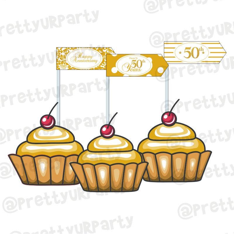 50th Anniversary Theme Picks ALL PARTY SUPPLIES Pretty UR Party