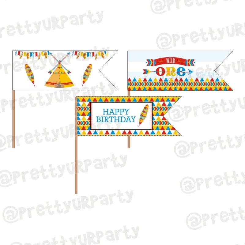 Wild One Theme Picks ALL PARTY SUPPLIES Pretty UR Party Default Title