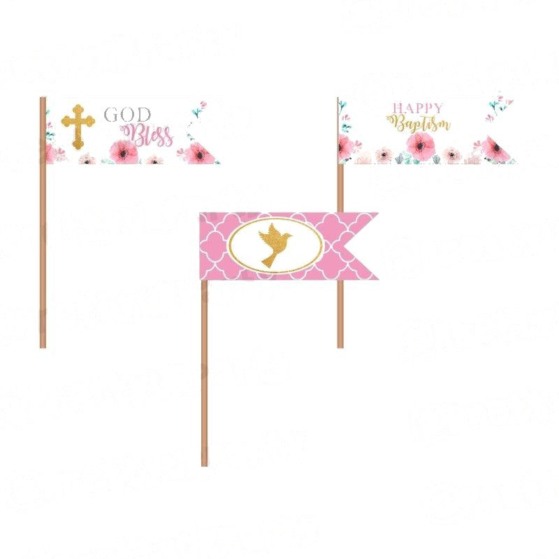 Baptism Pink Theme Picks