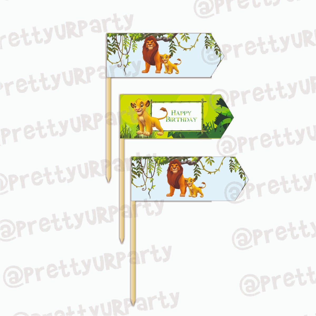 Lion King Theme Picks THEME PARTIES Pretty UR Party Default Title