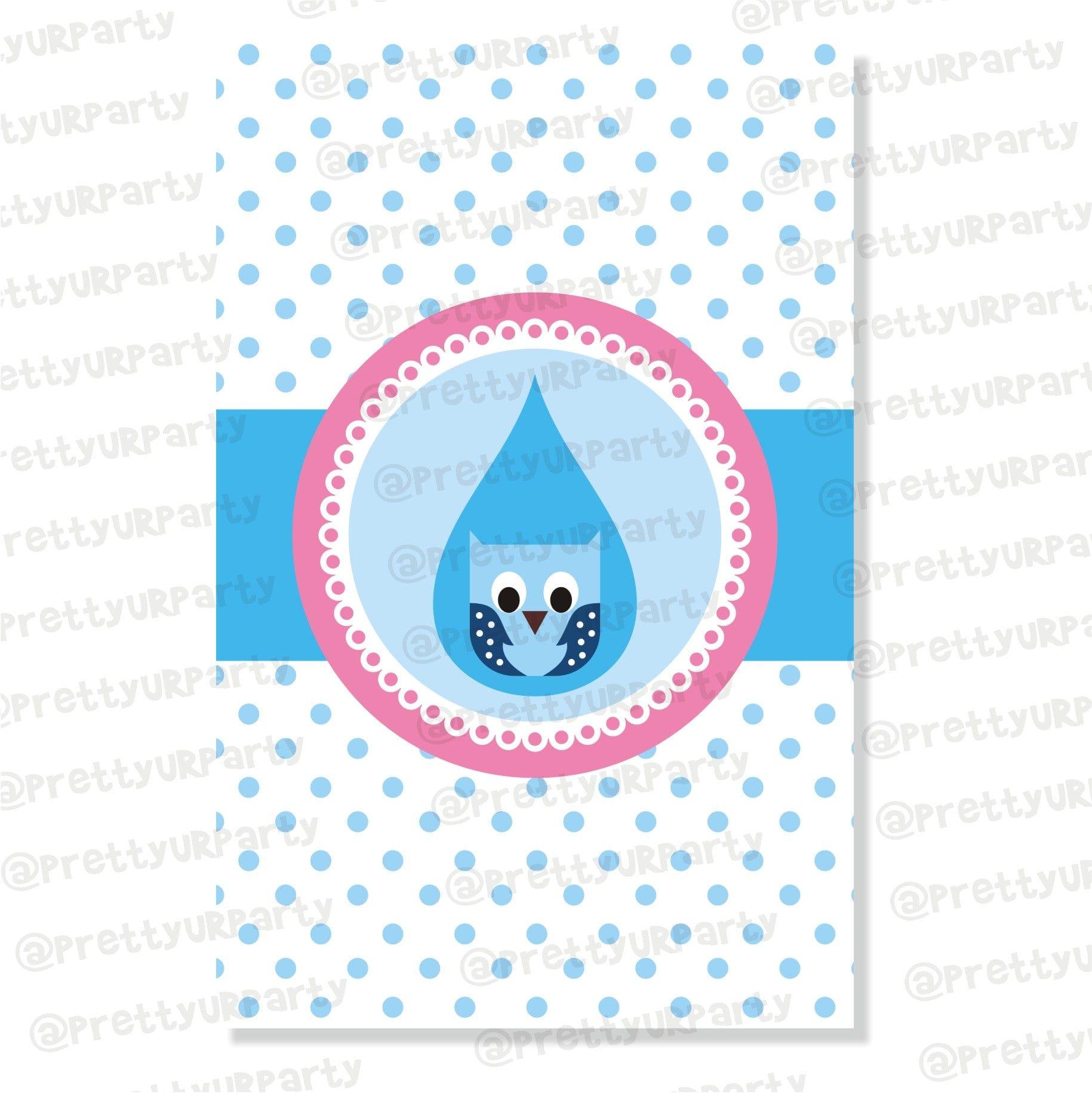 Pink and Blue Centerpieces - Pack of 2 BABY SHOWER Pretty UR Party Default Title