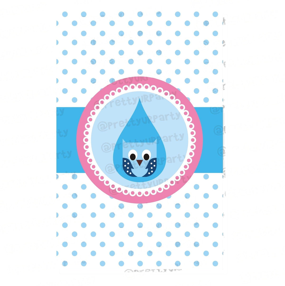 Pink and Blue Centerpieces - Pack of 2