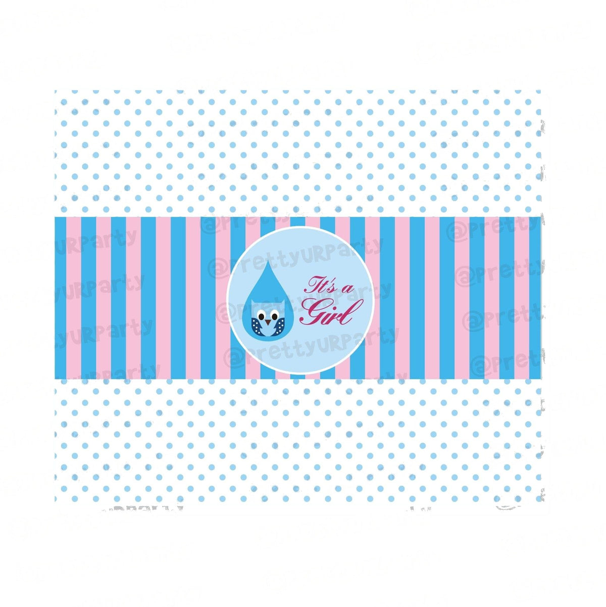Pink and Blue Chocolate Wrappers