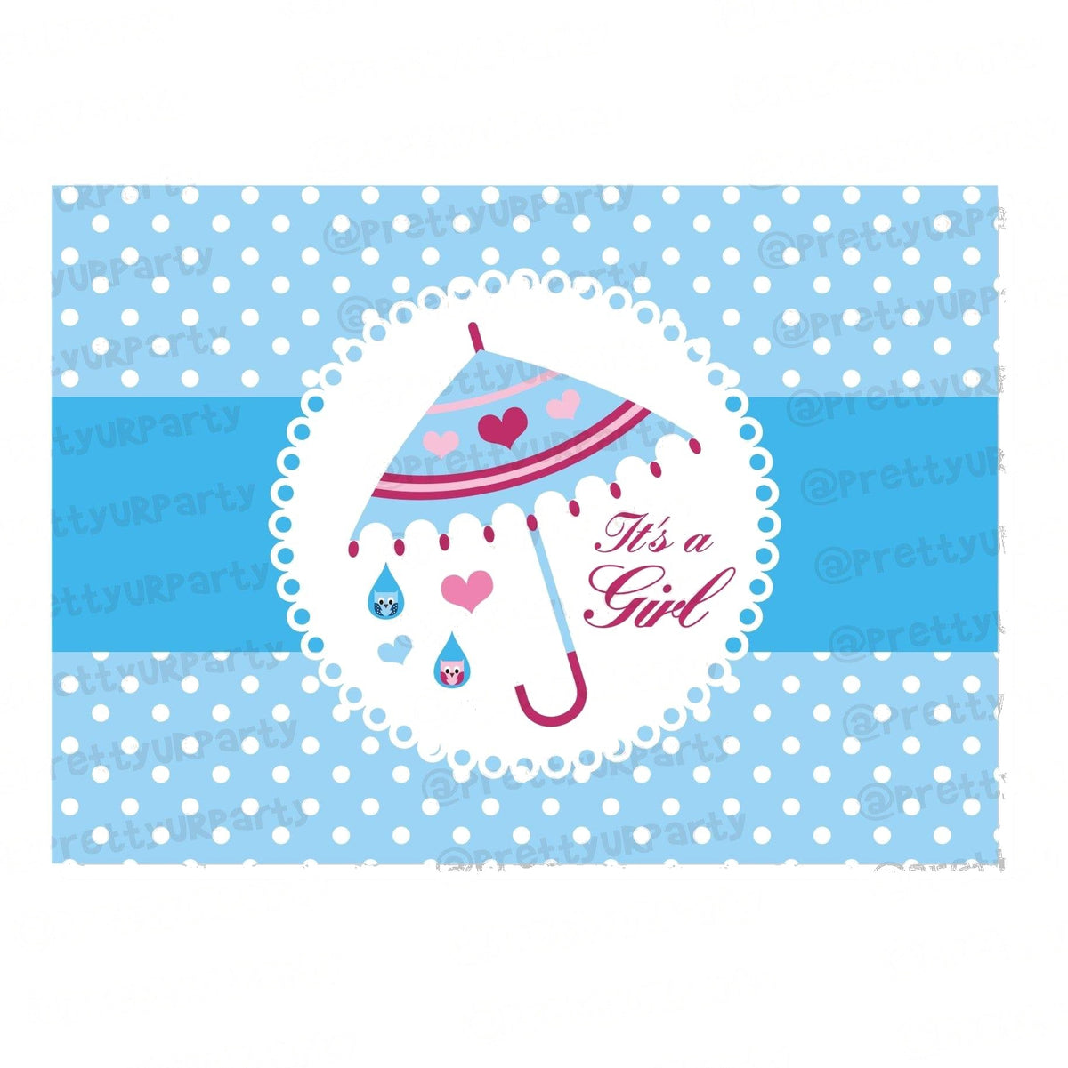 Pink and BlueTable Mats