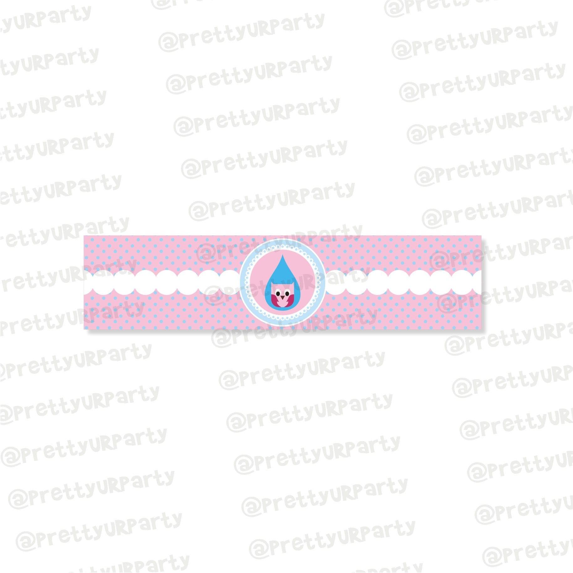 Pink and Blue Wrist Bands - Pack of 10 BABY SHOWER Pretty UR Party Default Title