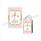 Pink and Gold Ballet Theme Khoi Bag ALL PARTY SUPPLIES Pretty UR Party