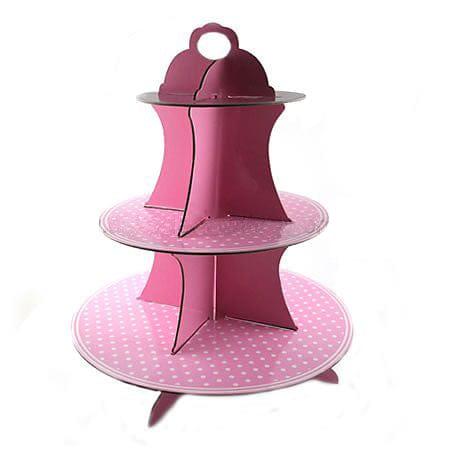 Pink Polka Dots Cupcake Stands ALL PARTY SUPPLIES Pretty UR Party