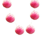 Pink Pom Pom Garland DECORATIONS Pretty UR Party