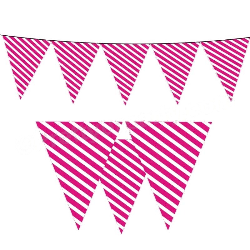 Pink Stripes Bunting