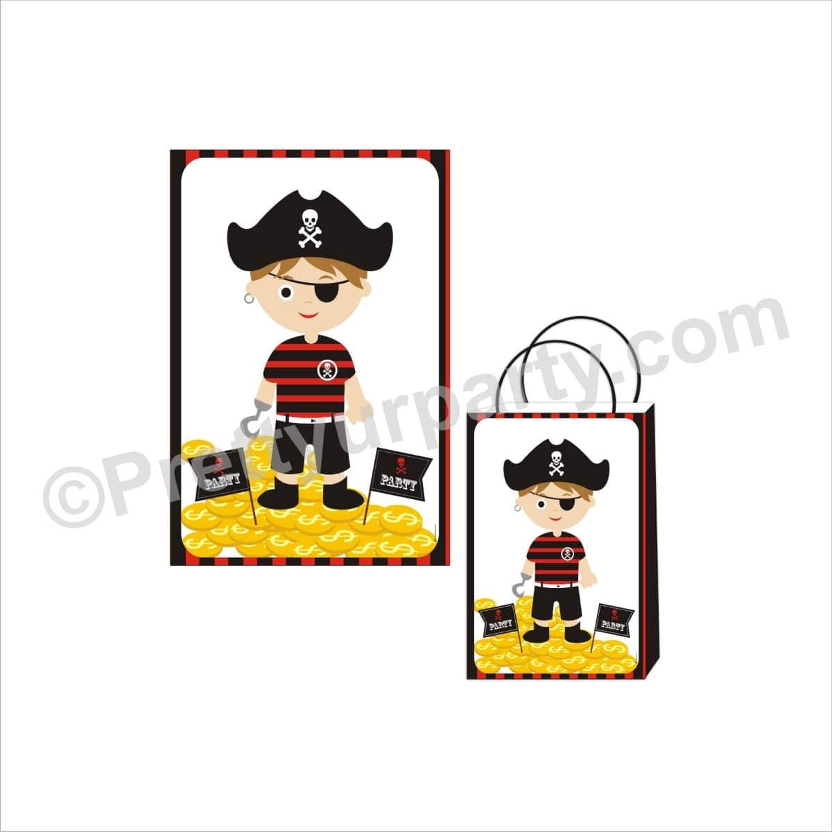 Pirate Theme Khoi Bag ALL PARTY SUPPLIES Pretty UR Party