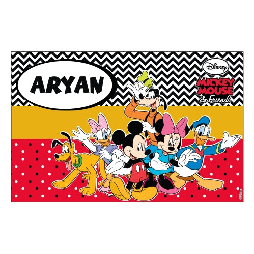 Mickey Mouse personalized Placemats PERSONALISED Pretty UR Party