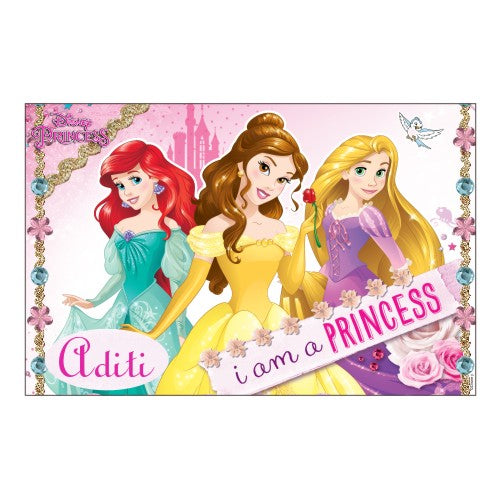 Disney Princess Personalised Placemats PRETTY UR PARTY