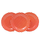 Red Polka Dots Paper Plates - pack of 10 THEME PARTIES Pretty UR Party