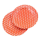 Red Polka Dots Paper Plates - pack of 10 THEME PARTIES Pretty UR Party