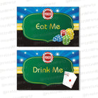 Poker Theme Food Labels / Buffet Table Cards ALL PARTY SUPPLIES Pretty UR Party Default Title