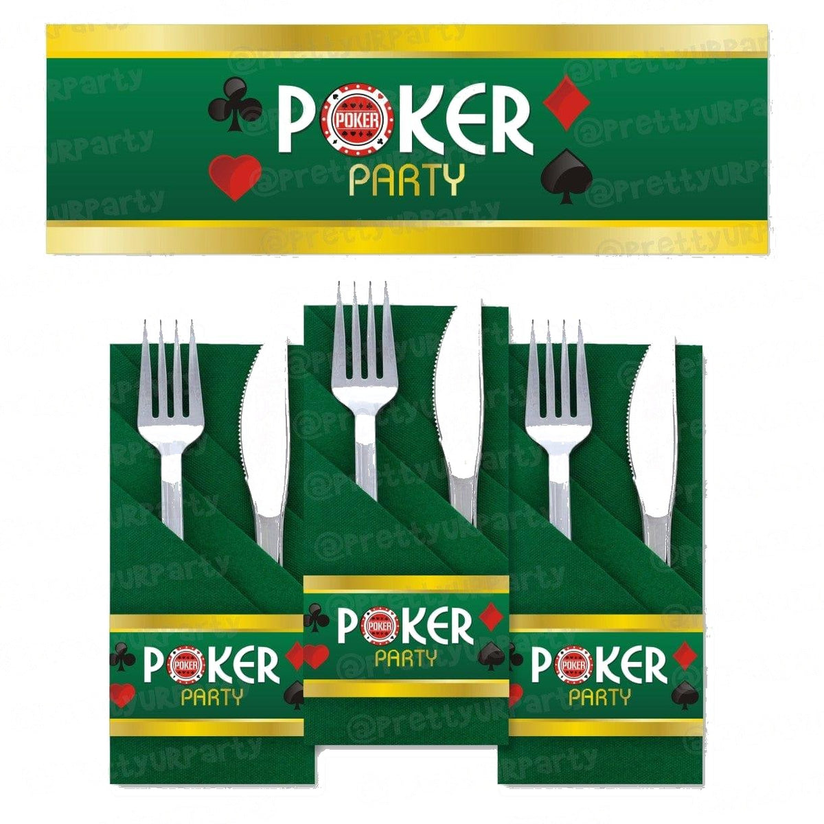 Poker Napkin Rings