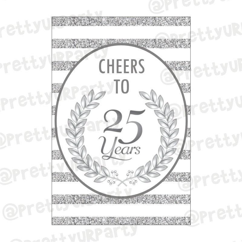 25th Anniversary Poster 02 ALL PARTY SUPPLIES Pretty UR Party