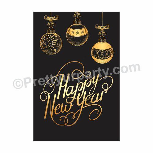 New Year Poster 01 ALL PARTY SUPPLIES Pretty UR Party