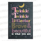Twinkle Twinkle Little Star Pink Poster 02 THEME PARTIES Pretty UR Party
